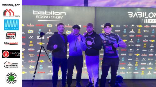 MMA Team Giżycko – Fight Club podczas walki zawodowej Babilon MMA 51  | 2025