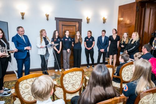 Nagrody Burmistrza w dziedzinie SPORTU_15 maja 2023 r. | gizycko.pl/ Fotografia Tomasz Karolski