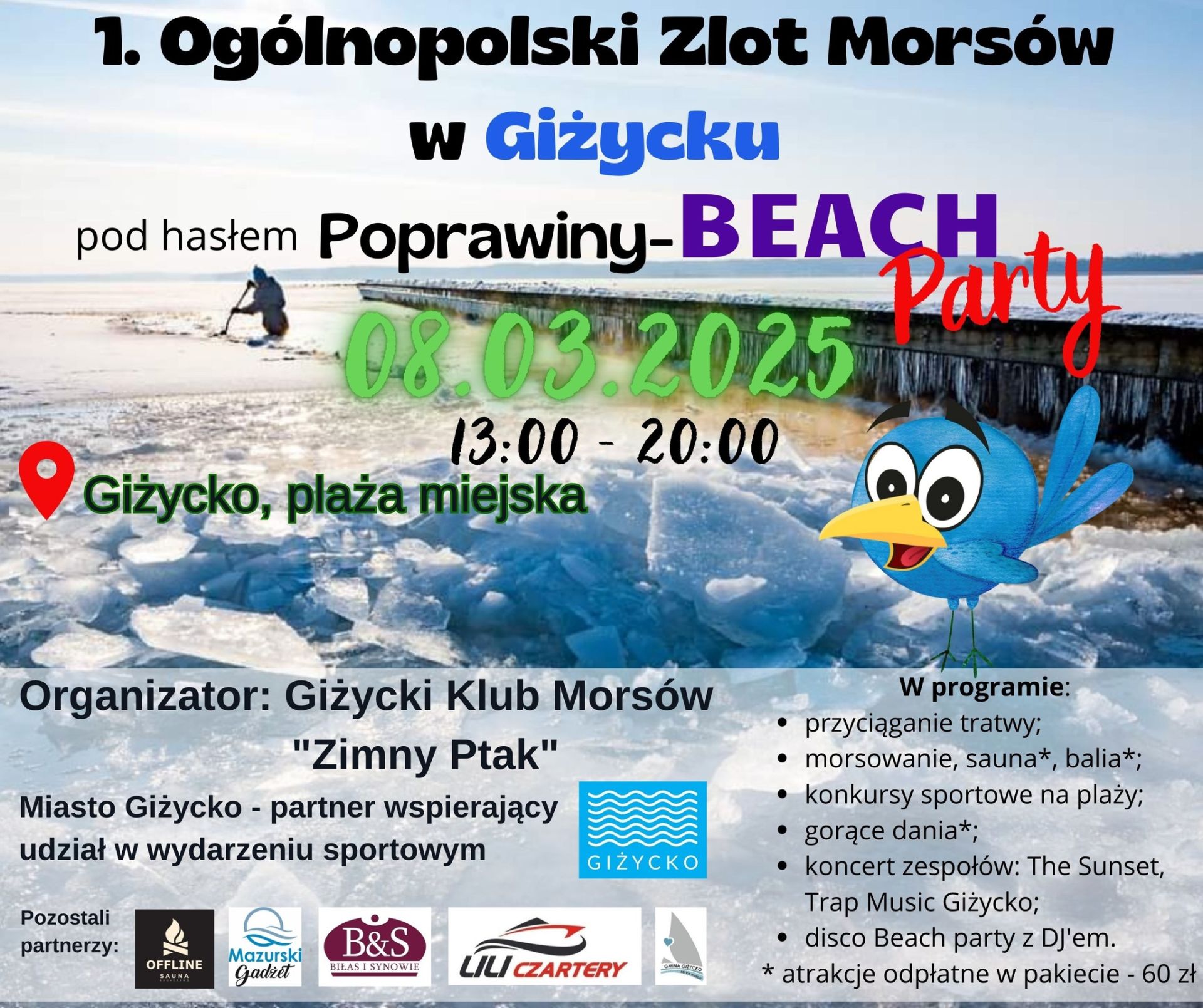 Plakat I Ogólnopolski Zlot Morsów w Giżycku